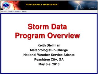 Storm Data Program Overview