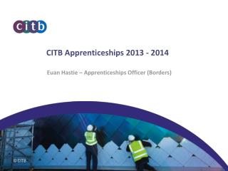 CITB Apprenticeships 2013 - 2014