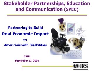 Stakeholder Partnerships, Education and Communication (SPEC)