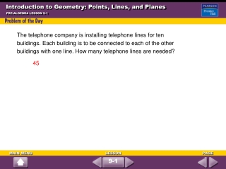 Introduction to Geometry: Points, Lines, and Planes