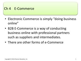 Ch 4 E-Commerce