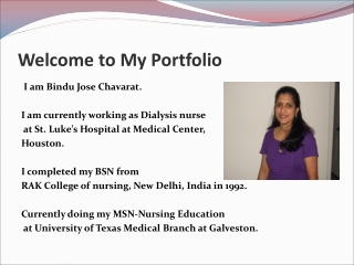 Welcome to My Portfolio