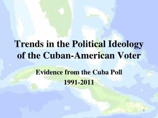 Trends in the Political Ideology of the Cuban-American Voter