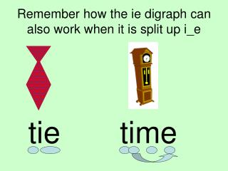 Remember how the ie digraph can also work when it is split up i_e