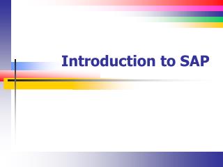 PPT - Introduction To SAP PowerPoint Presentation, Free Download - ID ...