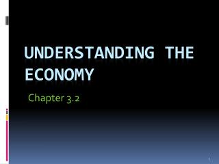 Understanding the economy