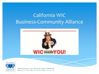 California WIC Business-Community Alliance