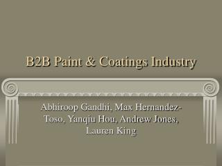 B2B Paint & Coatings Industry