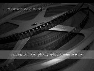 …women & cinema…