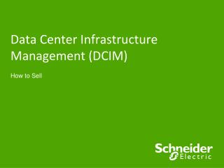 Data Center Infrastructure Management (DCIM)