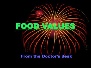 FOOD VALUES