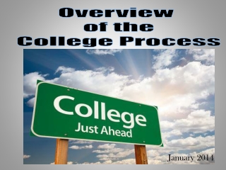 Overview of the College Process