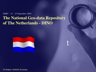 The National Geo-data Repository of The Netherlands - DINO