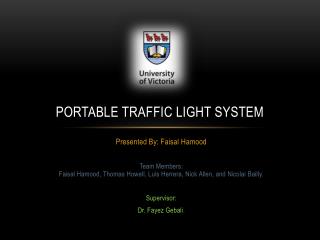 Portable Traffic Light System