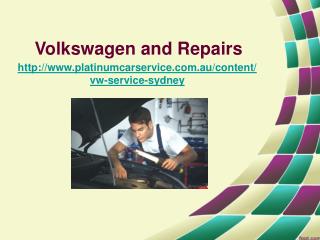 volkswagen and repairs