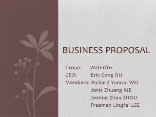 Business proposal
