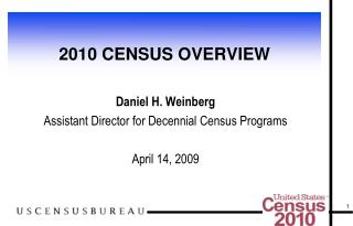 2010 CENSUS OVERVIEW