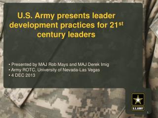 PPT - ADP 6-22 ADRP 6-22 Army Leadership PowerPoint Presentation - ID ...