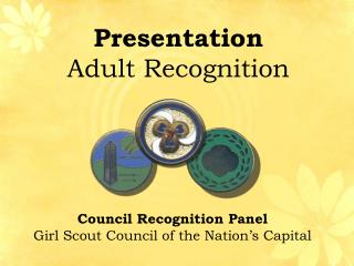 Presentation Adult Recognition