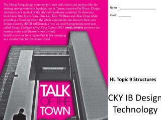 CKY IB Design Technology