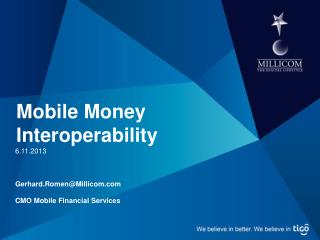 Mobile Money Interoperability