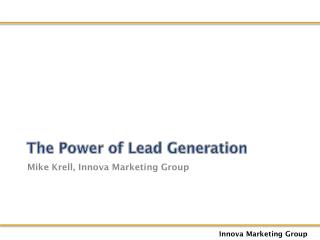 The Power of Lead Generation