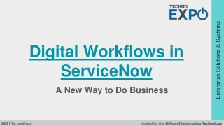 Digital Workflows in ServiceNow