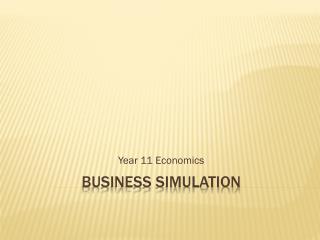 Business simulation