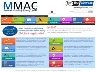The Member Marketing Activity Center (MMAC) is the game-changing marketing tool for IIABA member agents.