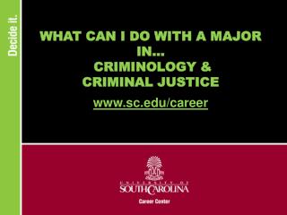 criminology criminal justice major