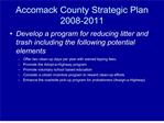 Accomack County Strategic Plan 2008-2011