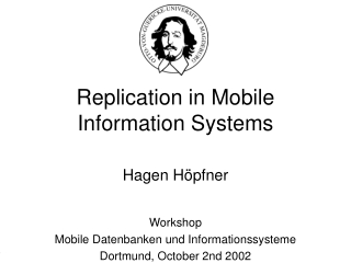 Replication in Mobile Information Systems