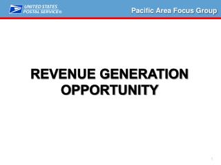 Revenue Generation Opportunity