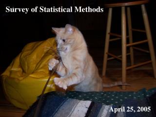 Survey of Statistical Methods