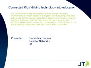 ‘Connected Kids’ driving technology into education