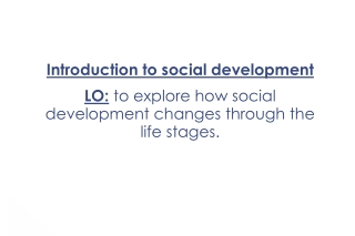 Introduction to social development