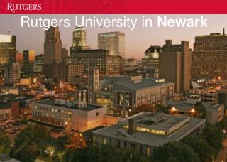 Rutgers University in Newark