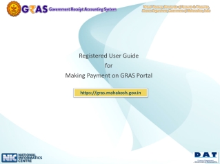Registered User Guide for Making Payment on GRAS Portal