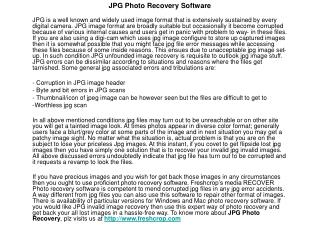 Photo Recovery, Media Recovery Software-Image Recovery Softw