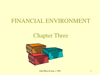 FINANCIAL ENVIRONMENT Chapter Three