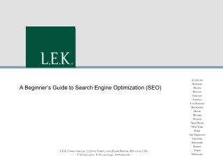 A Beginner’s Guide to Search Engine Optimization (SEO)