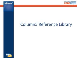 Column5 Reference L ibrary