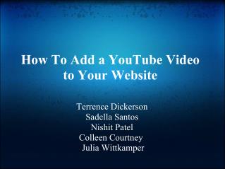 How To Add a YouTube Video to Your Website