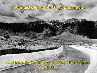Water and Citizenship in the American West