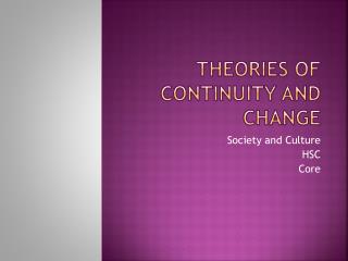theories of continuity calculus