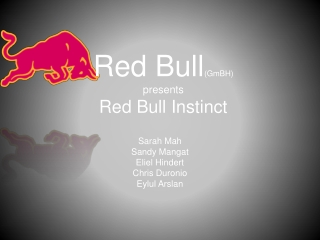 Red Bull (GmBH) presents Red Bull Instinct