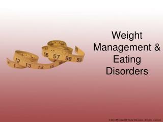 Weight Management & Eating Disorders