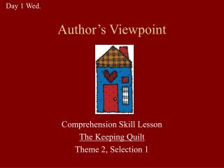 Author’s Viewpoint