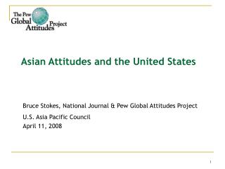 Asian Attitudes and the United States
