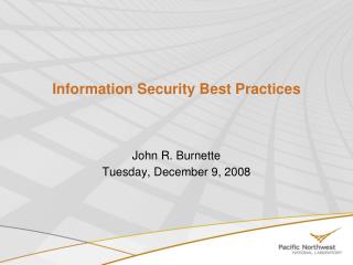 Information Security Best Practices